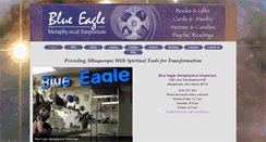 Desktop Screenshot of blueeaglemetaphysical.com